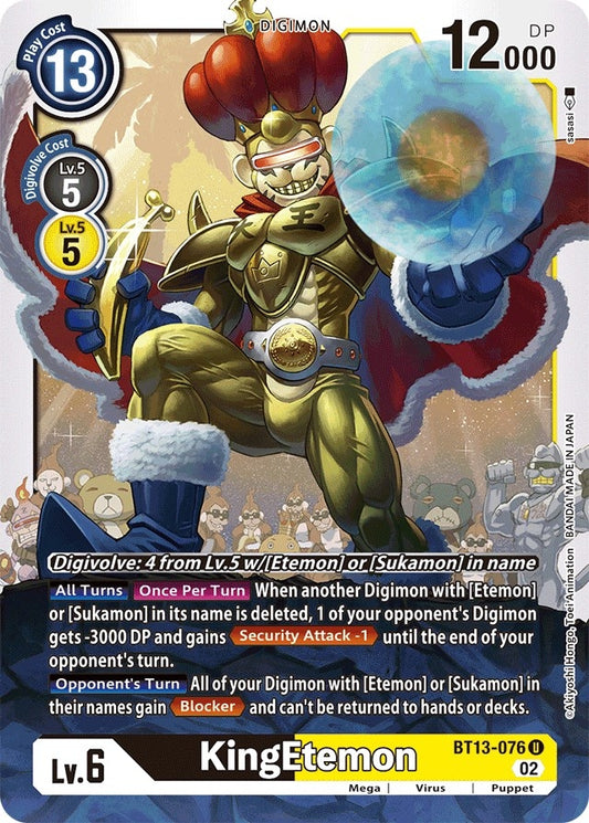 Image for KingEtemon - Digimon Card Game