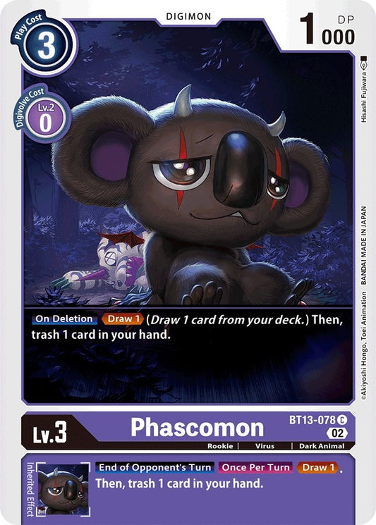 Image for Phascomon - Digimon Card Game
