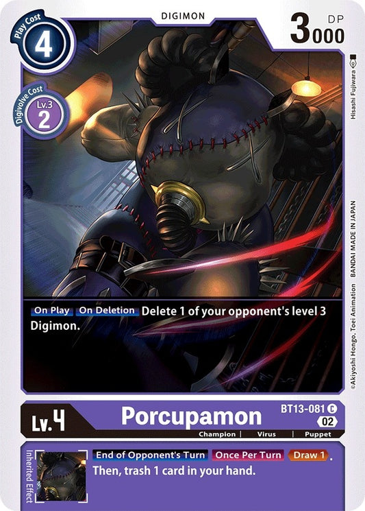 Image for Porcupamon - Digimon Card Game
