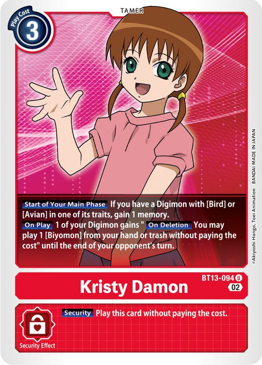Image for Kristy Damon - Digimon Card Game