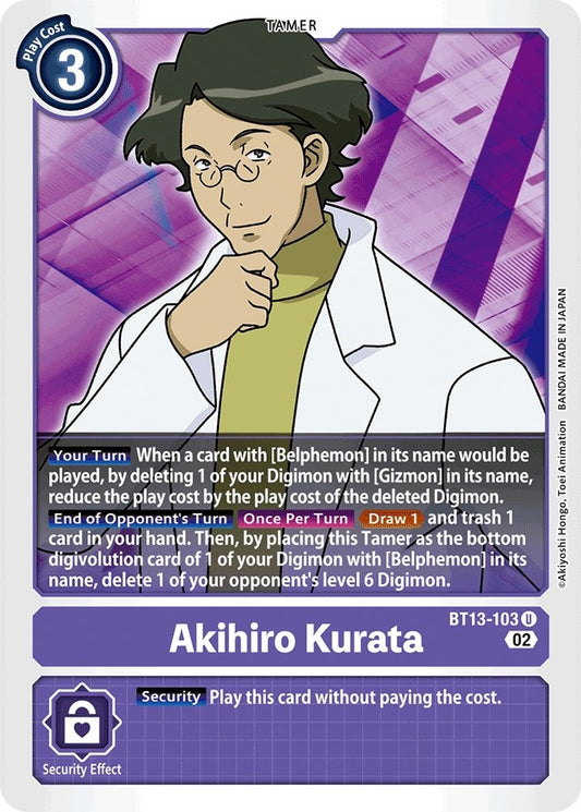 Image for Akihiro Kurata - Digimon Card Game