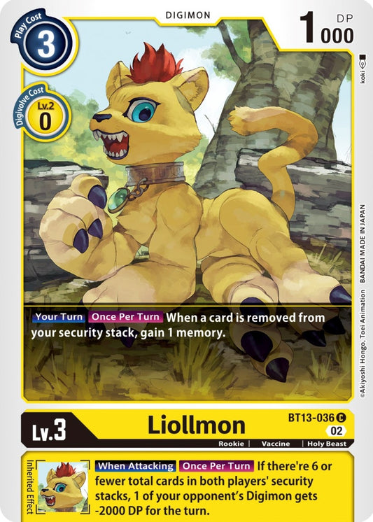 Image for Liollmon - Digimon Card Game