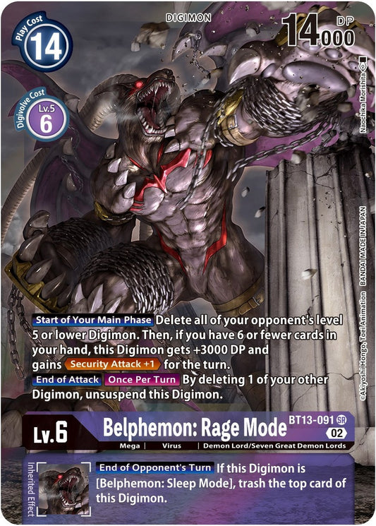 Image for Belphemon: Rage Mode (Alternate Art) - Digimon Card Game