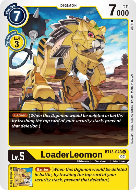 Image for LoaderLeomon - Digimon Card Game