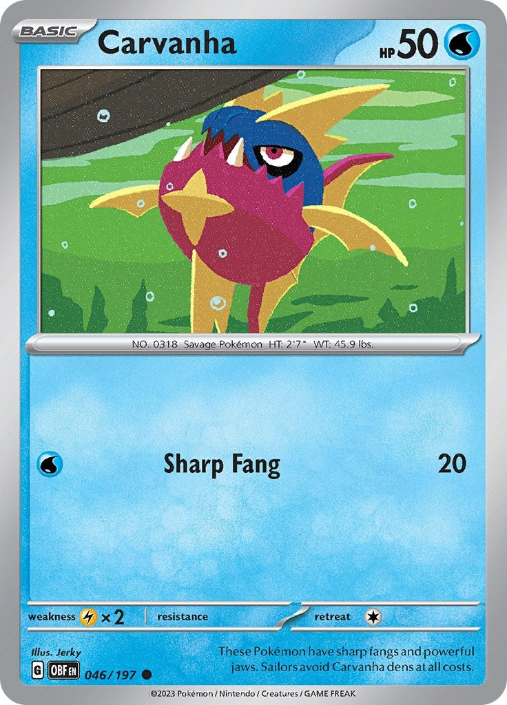 Image for Carvanha - Pokemon