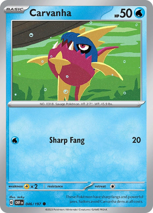 Image for Carvanha - Pokemon