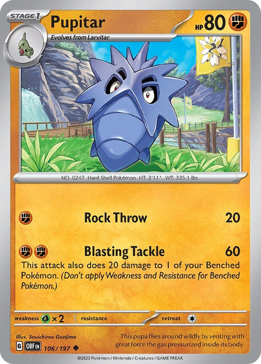 Image for Pupitar - Pokemon