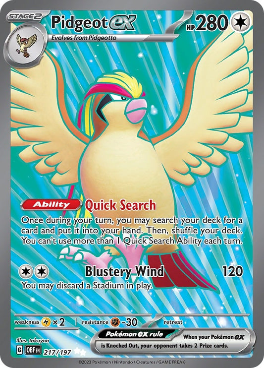 Image for Pidgeot ex - Pokemon