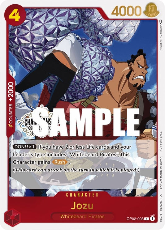 Image for Jozu (Store Championship Participation Pack Vol. 2) - One Piece Card Game