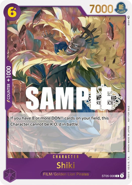Image for Shiki (Store Championship Participation Pack Vol. 2) - One Piece Card Game