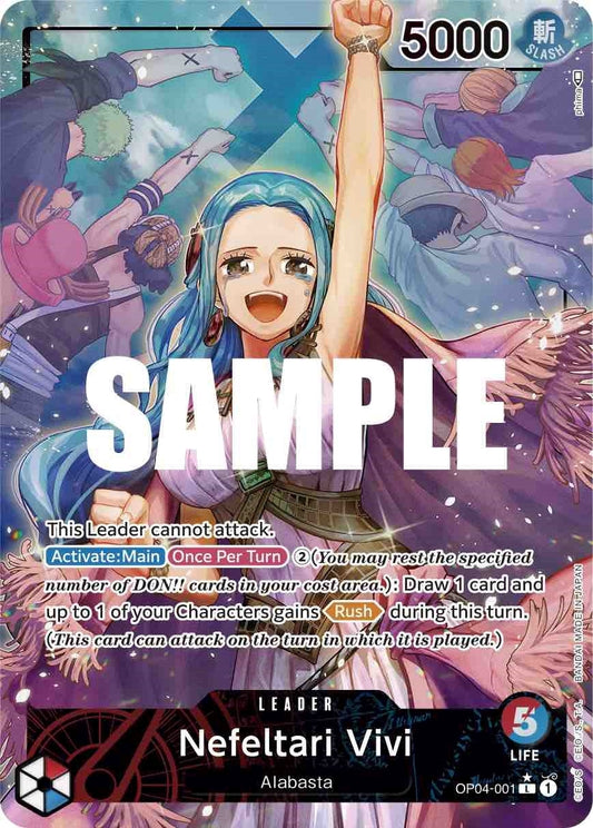 Image for Nefeltari Vivi (001) (Alternate Art) - One Piece Card Game