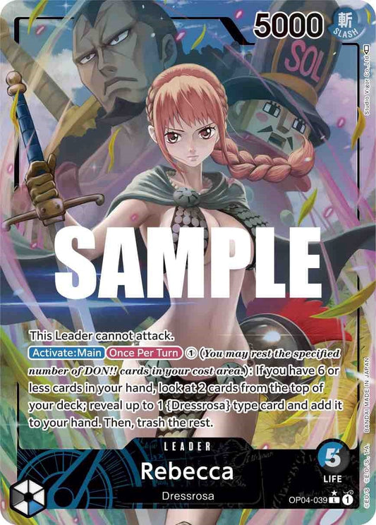 Image for Rebecca (039) (Alternate Art) - One Piece Card Game