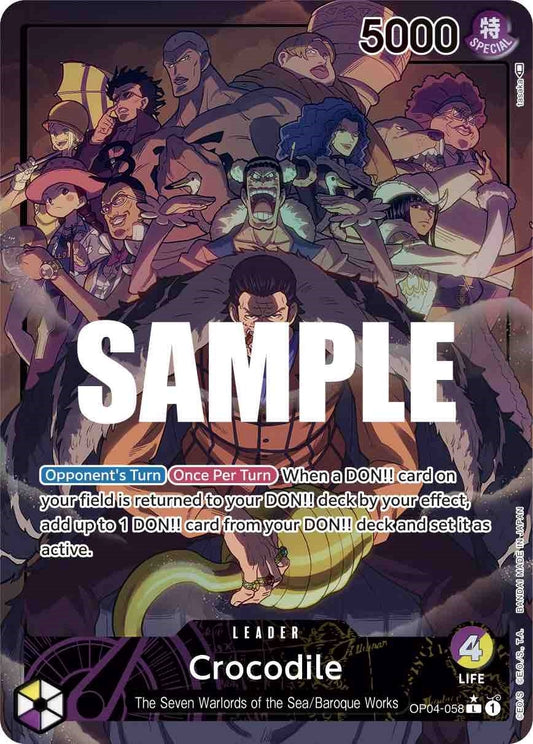 Image for Crocodile (058) (Alternate Art) - One Piece Card Game
