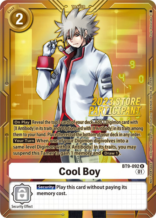 Image for Cool Boy (2023 Store Participant) - Digimon Card Game