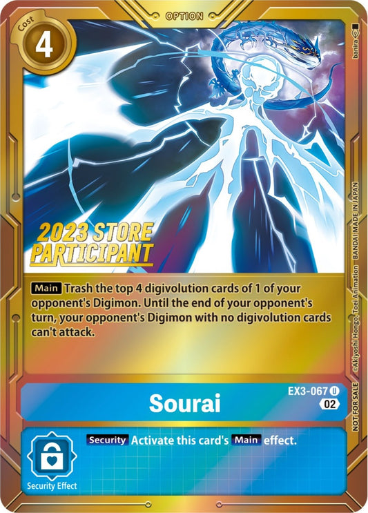 Image for Sourai (2023 Store Participant) - Digimon Card Game