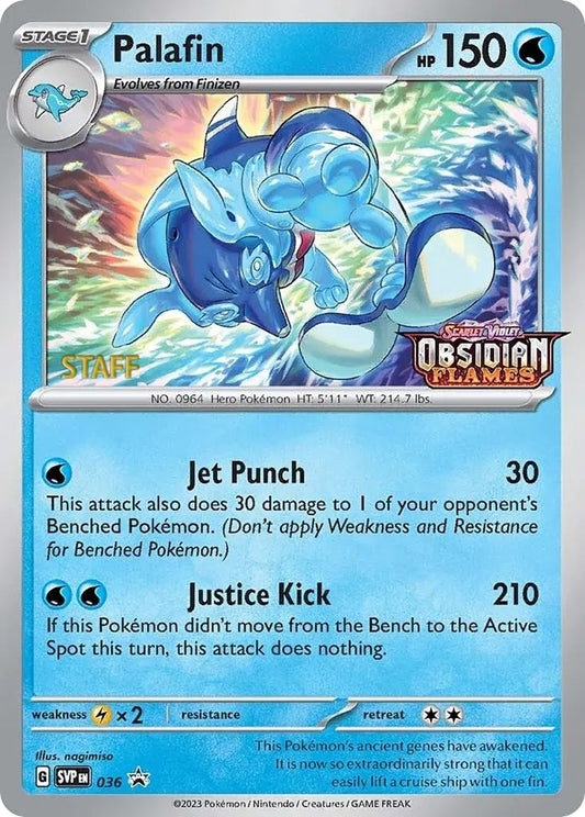 Image for Palafin - 036 (Prerelease) [Staff] - Pokemon