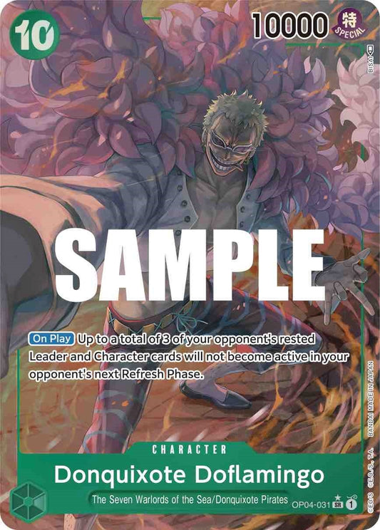 Image for Donquixote Doflamingo (031) (Alternate Art) - One Piece Card Game