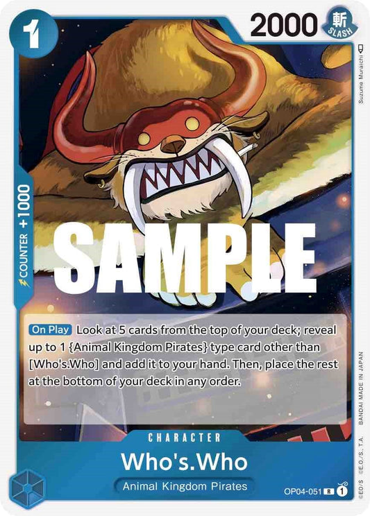 Image for Who's.Who - One Piece Card Game