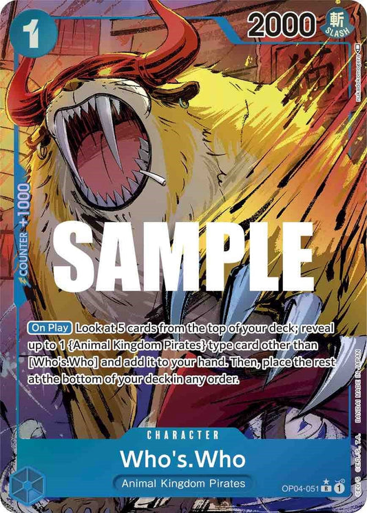 Image for Who's.Who (Alternate Art) - One Piece Card Game