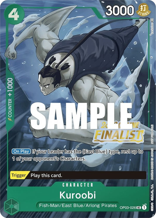 Image for Kuroobi (Online Regional 2023) [Finalist] - One Piece Card Game