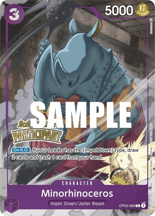 Image for Minorhinoceros (Online Regional 2023) [Participant] - One Piece Card Game
