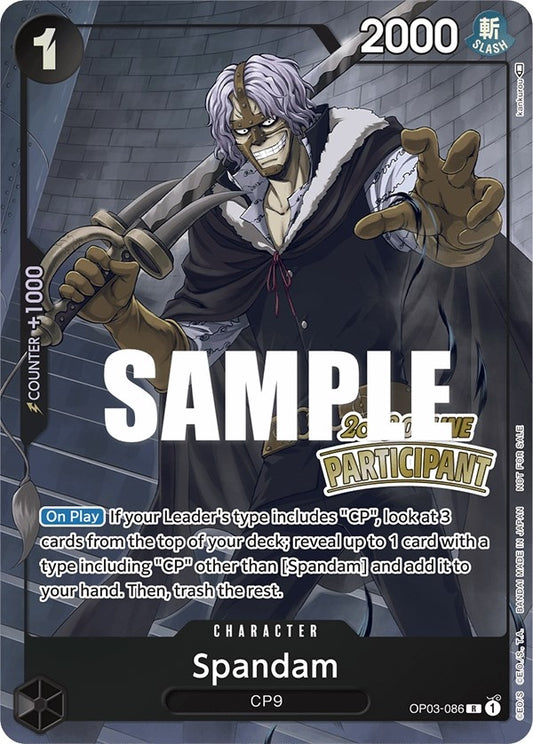 Image for Spandam (Online Regional 2023) [Participant] - One Piece Card Game