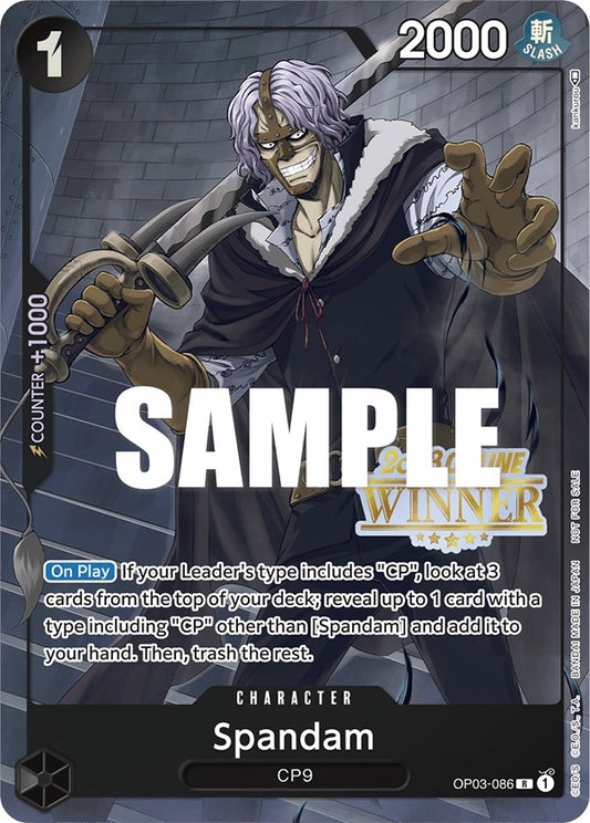 Image for Spandam (Online Regional 2023) [Winner] - One Piece Card Game
