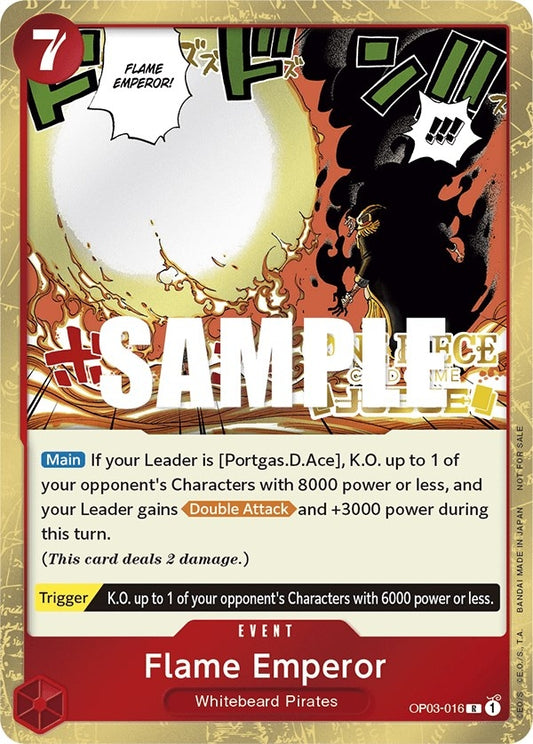 Image for Flame Emperor (Judge Pack Vol. 2) - One Piece Card Game