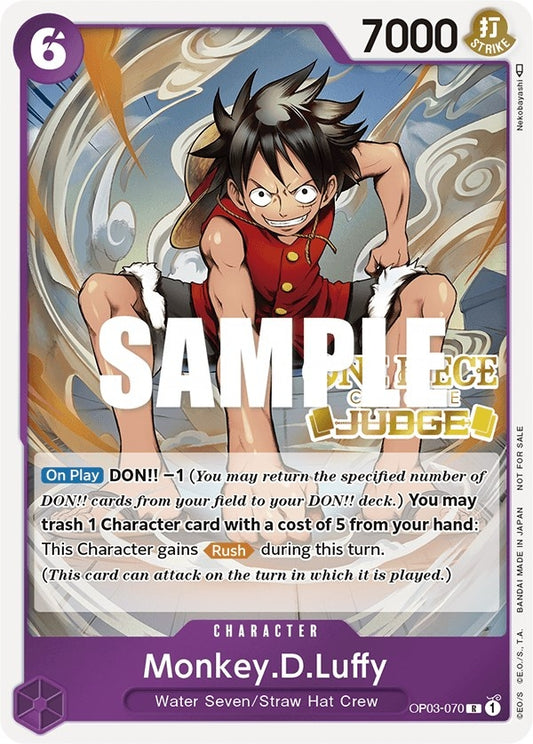 Image for Monkey.D.Luffy (Judge Pack Vol. 2) - One Piece Card Game