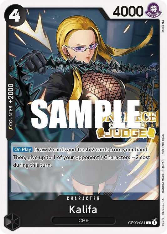 Image for Kalifa (Judge Pack Vol. 2) - One Piece Card Game