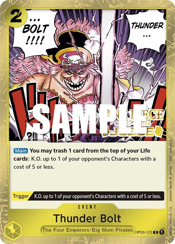 Image for Thunder Bolt (Judge Pack Vol. 2) - One Piece Card Game