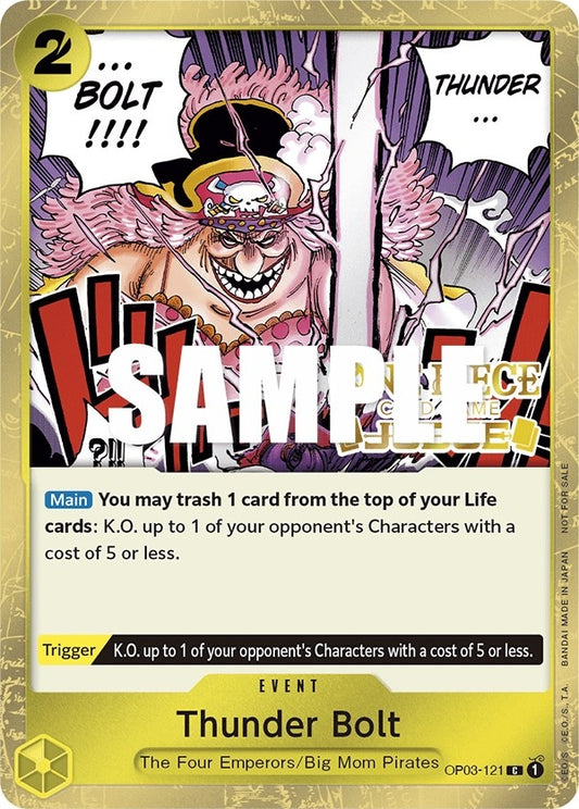 Image for Thunder Bolt (Judge Pack Vol. 2) - One Piece Card Game