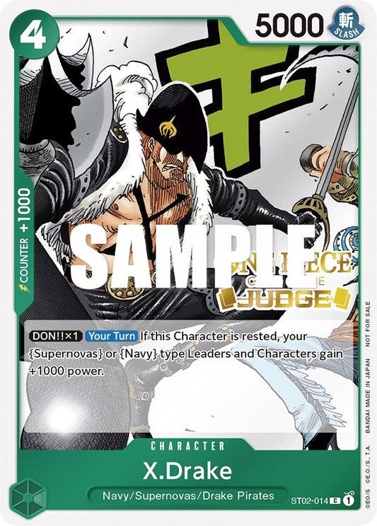 Image for X.Drake (Judge Pack Vol. 2) - One Piece Card Game