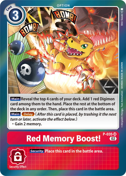 Image for Red Memory Boost! (Resurgence Booster Reprint) - Digimon Card Game