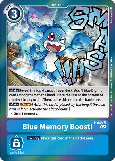 Image for Blue Memory Boost! (Resurgence Booster Reprint) - Digimon Card Game