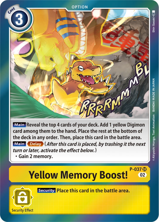 Image for Yellow Memory Boost! (Resurgence Booster Reprint) - Digimon Card Game