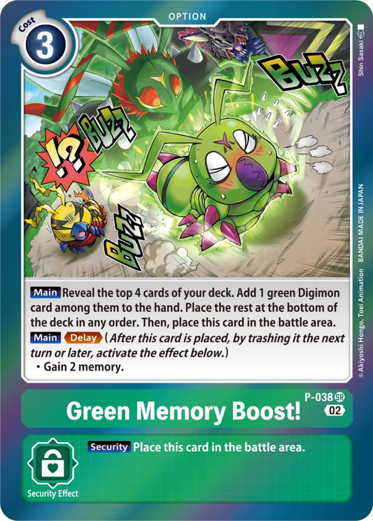 Image for Green Memory Boost! (Resurgence Booster Reprint) - Digimon Card Game