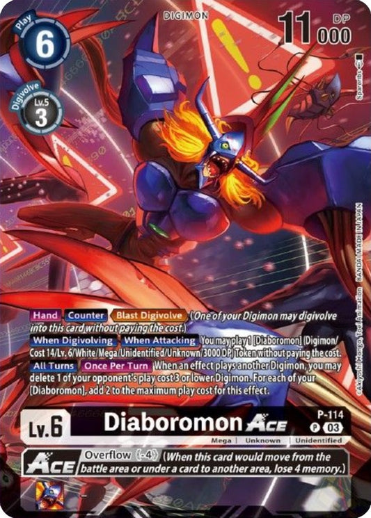 Image for Diaboromon ACE - P-114 (Tamer Goods Set Diaboromon) - Digimon Card Game