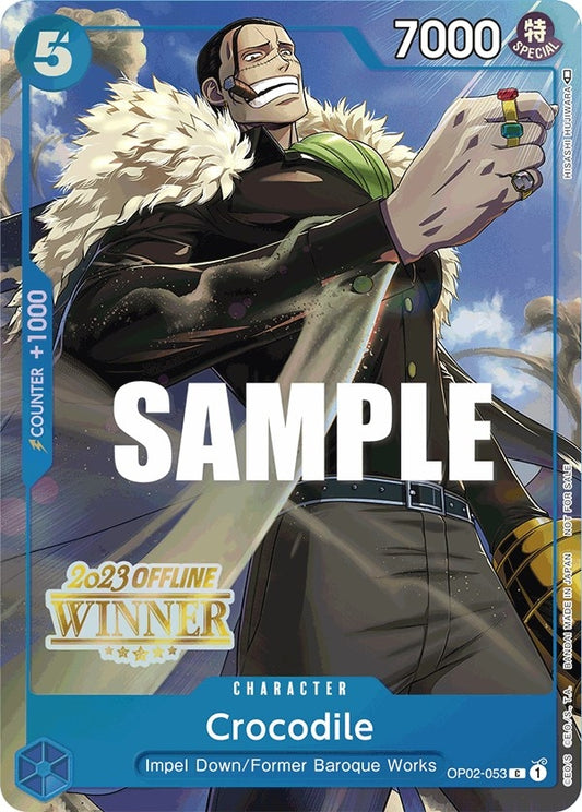 Image for Crocodile (Offline Regional 2023) [Winner] - One Piece Card Game
