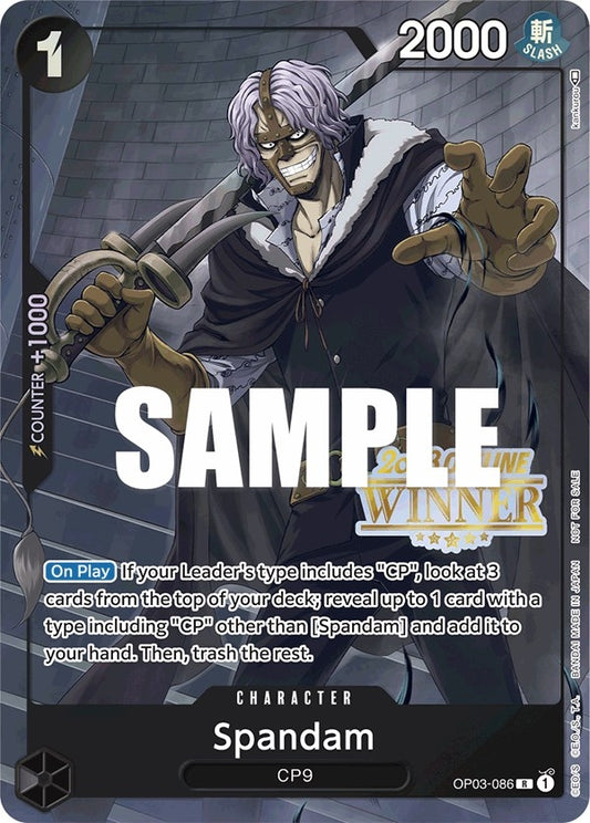 Image for Spandam (Offline Regional 2023) [Winner] - One Piece Card Game