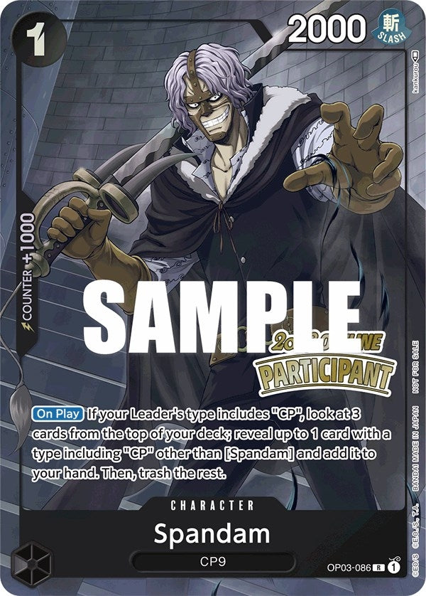 Image for Spandam (Offline Regional 2023) [Participant] - One Piece Card Game