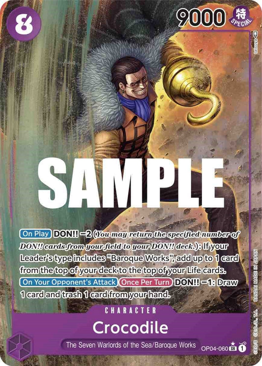 Image for Crocodile (060) (Alternate Art) - One Piece Card Game