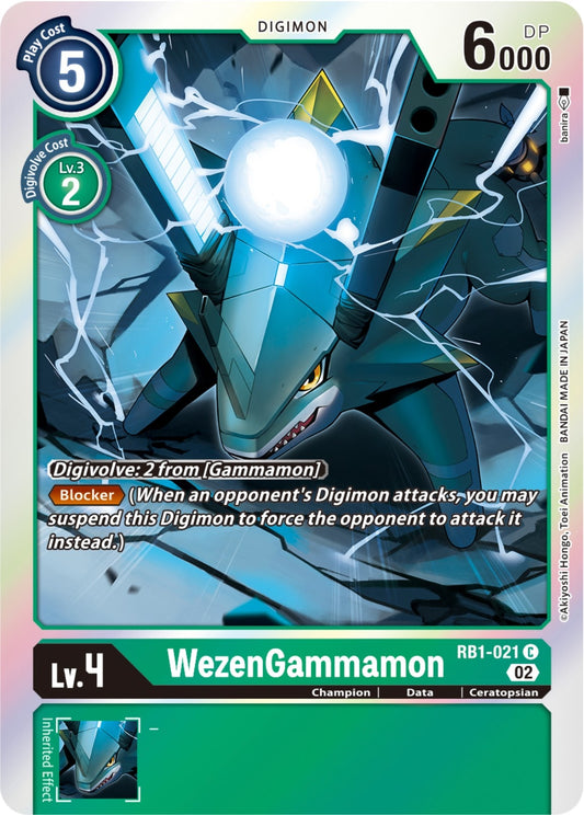 Image for WezenGammamon - Digimon Card Game