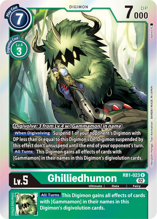 Image for Ghilliedhumon - Digimon Card Game