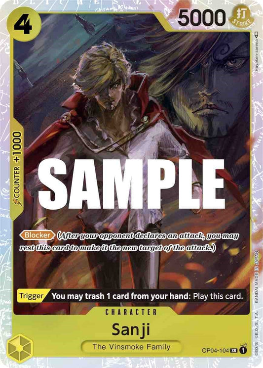Image for Sanji (104) - One Piece Card Game