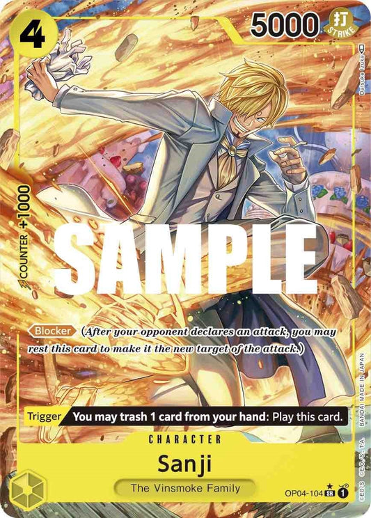 Image for Sanji (104) (Alternate Art) - One Piece Card Game