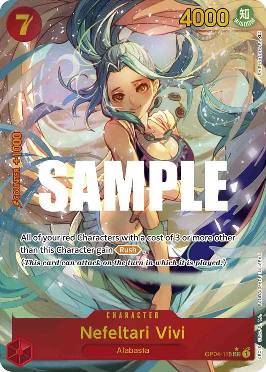 Image for Nefeltari Vivi (118) (Alternate Art) - One Piece Card Game