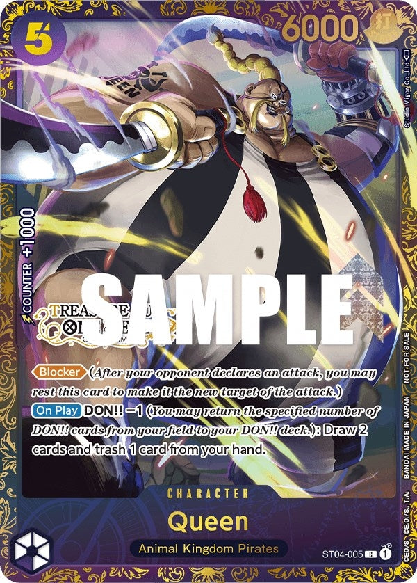 Image for Queen (Treasure Cup) - One Piece Card Game