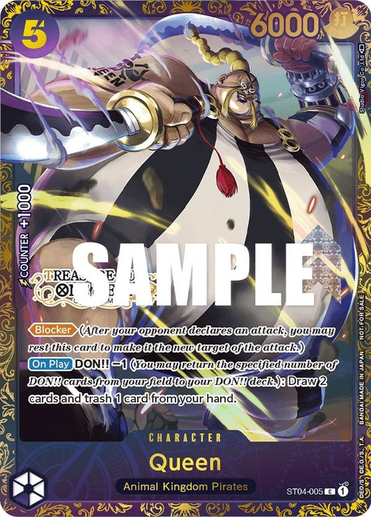 Image for Queen (Treasure Cup) - One Piece Card Game