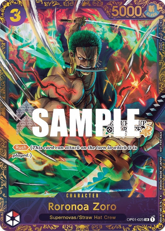 Image for Roronoa Zoro - OP01-025 (Treasure Cup) - One Piece Card Game
